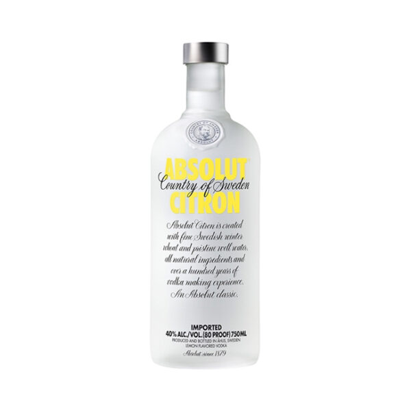 Vodka Absolut Citron 750cc