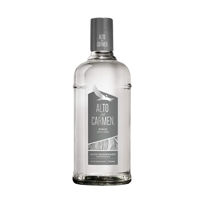 Pisco Alto del Carmen 40º Transparente 750cc