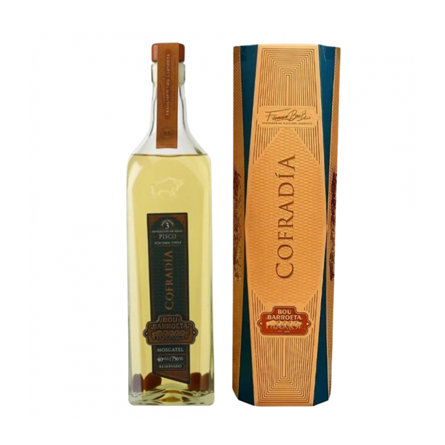 Pisco Bou Barroeta Cofradía 40° 750cc