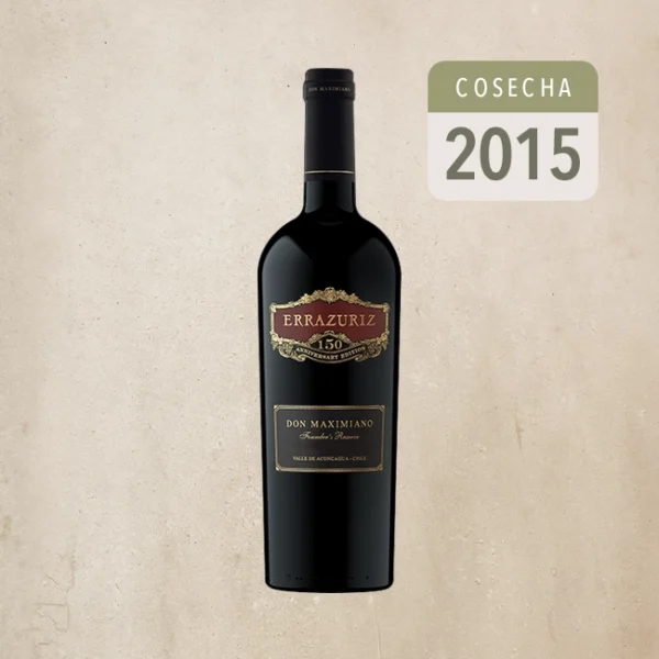 Vino Don Maximiano año 2015 - Viña Errázuriz
