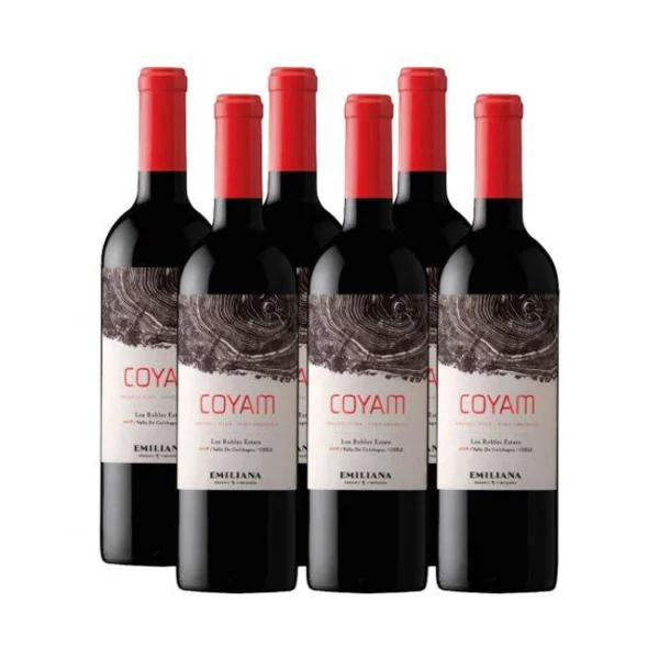 Caja Coyam Orgánico Viña Emiliana  (6 Unidades)