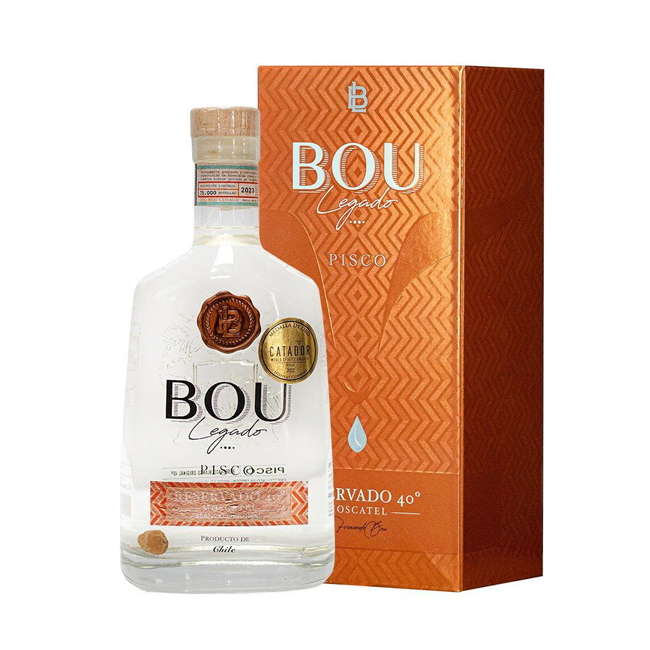 Pisco Bou Legado Blanco 40° 750cc