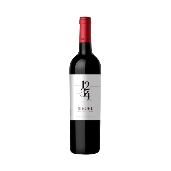 Vino Siegel Reserva 1234 Red Blend 2020 750cc