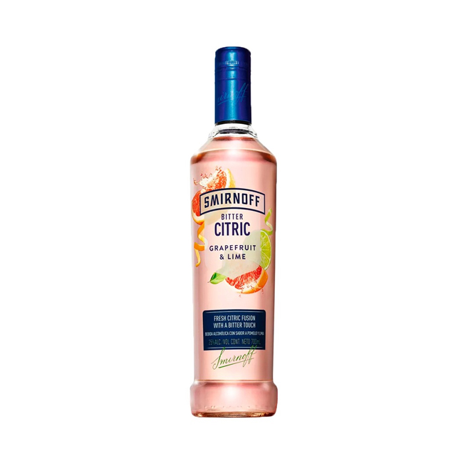 Smirnof Bitter Citrus 750cc