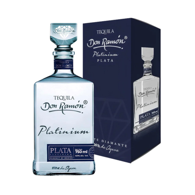 Tequila Don Ramon 100 Agave Platinum Plata 750ml 40% 750cc