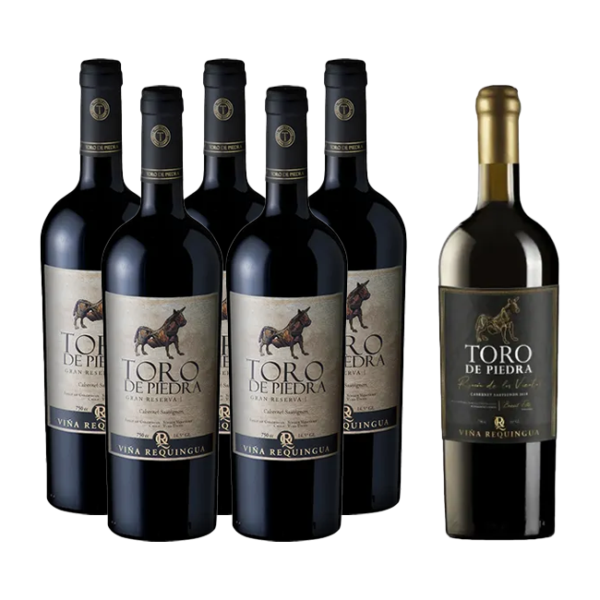 Caja de Toro de Piedra Cabernet Sauvignon - Mixta (6 Unidades)