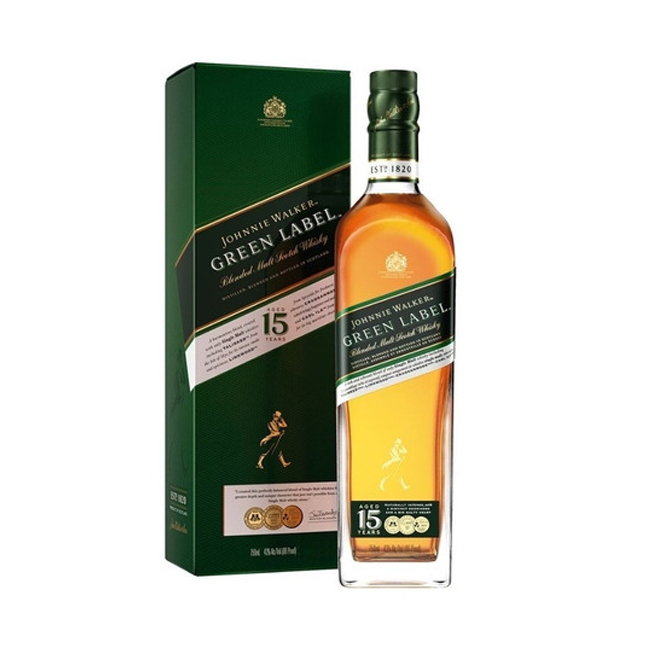 Whisky Johnnie Walker Green Label 750cc