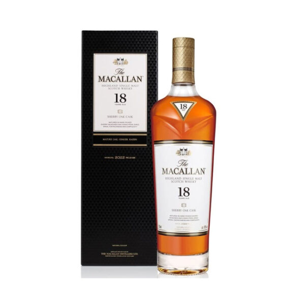 Whisky The Macallan 18 años Sherry Oak 700CC