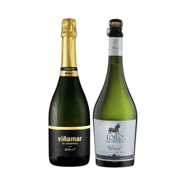 1 Toro de Piedra Brut 750cc+ 1 Viña Mar Brut 750cc