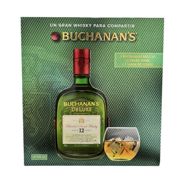 Buchanan´s 750cc + 2 Vasos  Pack