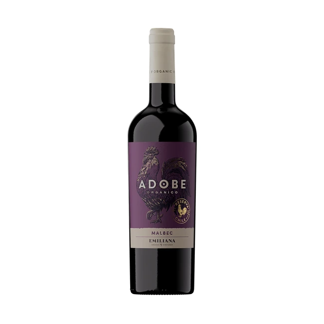 Vino Adobe Orgánico Reserva Malbec 750cc